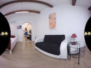 Virtualpee - Busty babe soaks herself in golden piss 3/16