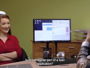 LOAN4K. If hottie wants to get a credit she has to pass sex casting 7/16