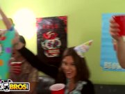 BANGBROS - Dorm Invasion Surprise Party With Diamond Kitty And Friends 2/16