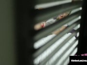 Surprised Kimber Lee Sucks A Peeping Tom's Hard Cock! 5/16