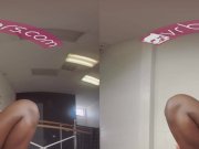 VRBangers Sexy Ebony Ballerina gets her pussy stretched and fucked hard 15/16