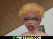 Blonde mature mommy pleases her son-in-law 7/16