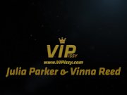 Vipissy - Dildo loving blondes get drenched in piss 3/16