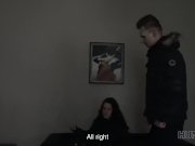 HUNT4K. Man with camera fucks pretty girl in exchange for money 7/16