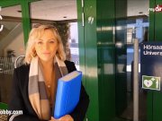 My Dirty Hobby - Curious student get's fucked in a car 2/16