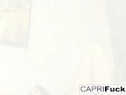 Capri loves to use various toys on her wet tight pussy 8/16