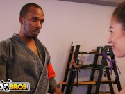 BANGBROS - Charlie Mac Teaches Cameron Canela Self Defense With His BBC` 3/16