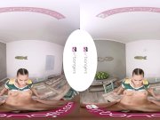 VRBangers Hot Babe Getting Fucked Hard While Watching the Superbowl VR 16/16