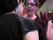 SEXYMOMMA - Pierced pussy gets wet from stepmoms vibrator 3/16