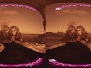 VRBangers Two hot blonde babes fucking hard on mars parody threesome 8/16