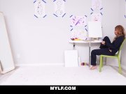 MYLF - Dick Obsessed Milf Gargles On Huge Cock 1/16