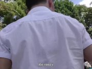 HUNT4K. Poor cuckold watches girlfriend nailed in various positions 7/16