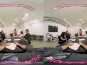 VRBangers Busty brunette Angela White fucking hard in public VR porn 4/16