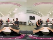 VRBangers Busty brunette Angela White fucking hard in public VR porn 5/16