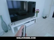 SisLovesMe - Nerdy Gamer Banged By Stepsister 11/16