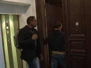 Cuckold shares messy cumshot with his wife after interracial sex 1/16