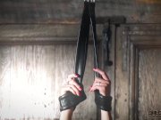 Candee Licious bondage slave in a hairy fetish extreme fuck 2/16