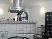 HITZEFREI Beautiful German blonde MILF Aby Action fucked in the bath 3/16