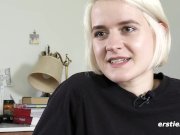 Sweet Short Haired Blonde Rubbing Her Pussy 11/16