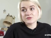 Sweet Short Haired Blonde Rubbing Her Pussy 15/16