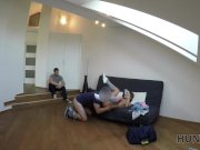 HUNT4K. Dude sold girlfriend's pussy to have accommodation for night 12/16