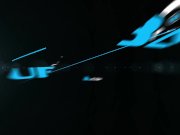 Dani has a hot black light threesome 1/16