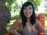 Public Agent Sweet ass babe with great tits fucked against fence 4/16