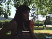 Public Agent Sweet ass babe with great tits fucked against fence 5/16