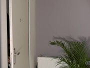 OLD4K. Bald daddy actively drills big-boobied mistress near stairs 2/16