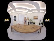 Virtualpee - Busty blonde sits in pee after dildo play 2/16