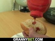 He doggy-fucks huge 60 years old grandma 3/16