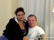 Chubby brunette fucking her boyfriends big cock 7/16