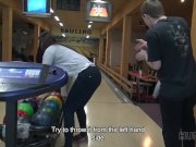 HUNT4K. Pretty girl fucked for money in front of BF and other people 1/16