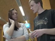 HUNT4K. Pretty girl fucked for money in front of BF and other people 9/16