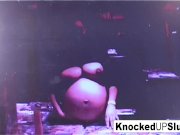 Busty pregnant brunette fucks a big black cock 2/16