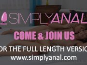 Lesbian Anal - Gorgeous girls lick their anal toys! 16/16