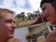 HUNT4K. Young hottie picked up and fucked by lover in tight asshole 8/16