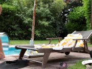 Blonde Bikini Babes’ Poolside Pussy Licking and Titty Play 15/16