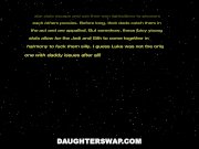 DaughterSwap - Hot Babes Stick Light Sabers In Each Others Pussies 1/16