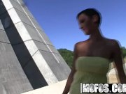 MOFOS - Short haired Czech teen Gabrielle Gucci sucks cock for cash 1/16