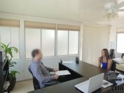 LOAN4K. Loan agent tells beautiful teen how to gain some easy money 3/16