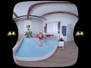 Czech teen is caught peeing her pants - VR Porn 3/16