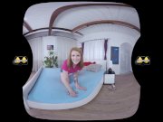 Czech teen is caught peeing her pants - VR Porn 4/16