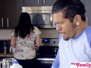 Bratty Sis Gets Cock And Cum In Kitchen! - My Family Pies S4:E5 6/16