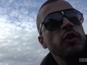 HUNT4K. Dude unwilliingly let GF ride man's cock in front of him 2/16