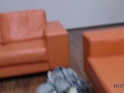 HUNT4K. Buddy sold GF's pussy and gladly watched process on couch 10/16