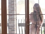 OLD4K. Old man pleases pretty teen who was waiting for his arrival 5/16