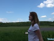 Public Agent Small boobed cutie fucks in woods 2/16