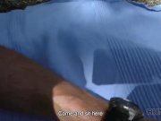 HUNT4K. Guy penetrates sexy girl in his car while cuckold is around 12/16