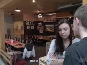 HUNT4K. Shy teen copulates with man in bar while boyfriend is around 6/16